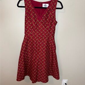 Ruby Belle Giraffe Print Dress Size 4 Teacher Dress Safari